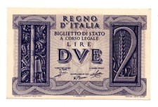 ITALIA - BANCONOTA DA 2 LIRE