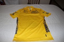 Maglia Ciclismo Gialla Vintage
