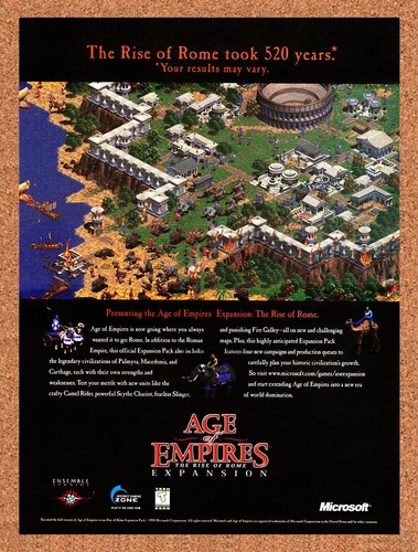 1997 age empires ascesa - of, l'ascesa