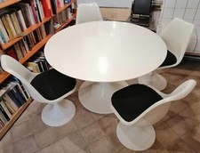 Tavolo Tulip Saarinen sedie girevoli original design anni60 vintage marchio Play