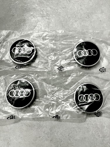 Coprimozzi originali audi neri - coprimozzi,
