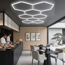 8 x lampada LED esagonale