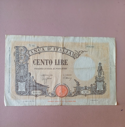Banconota 100 lire regno - 100,