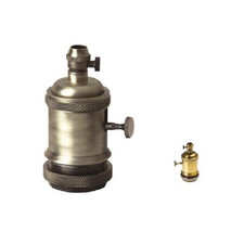Portalampada e27 metallo - e27,