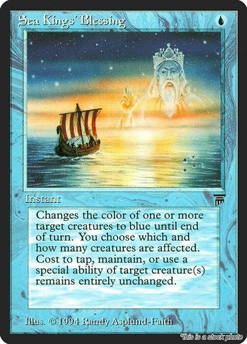 Mtg sea kings blessing leg - blessing, [leg