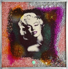 Omar Ronda - MARILYN FROZEN  2014 - opera unica  50 x 50 cm