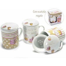 Tazza tisaniera cupcake in