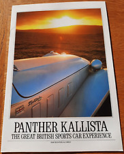 PANTHER KALLISTA brochure vendita auto / catalogo / prospetto dal Regno Unito