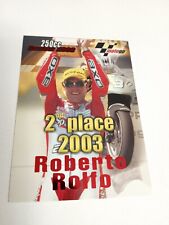 CARD MOTO GP PANINI 2004 ROBERTO ROLFO n 68