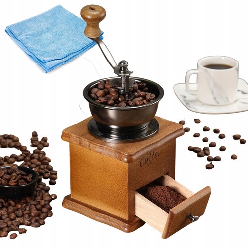 Macinacaffe manuale legno - manuale,