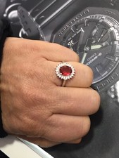 Anello con pietra naturale
