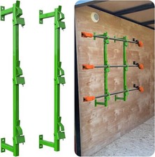 Rastrelliere decespugliatore VERDE 3 posti per rimorchi chiusi,rimorchio rastrelliera diserbante