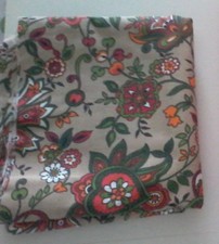 TESSUTO STOFFA - VINTAGE - FANTASIA A FIORI FIORELLINI