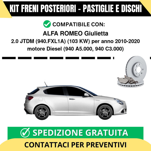 Kit freni posteriori - freni,