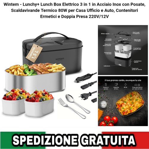 Porta pranzo 3in1 elettrico - elettrico, in