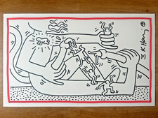 Keith Haring disegno originale