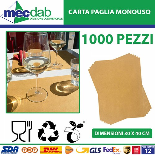 Tovagliette carta paglia 30x40 - tovagliette,