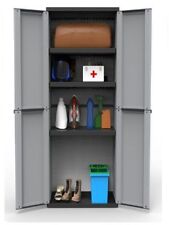 Armadio in resina modello j-line doppia anta antiurto tre ripiani interni