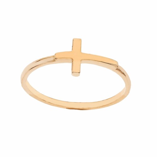 Anello croce oro rosa 18 - oro,