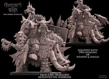 Iron Orc Warlord On Warboar -