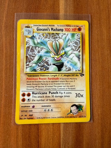 Pokémon giovanni machamp - giovanni’s,