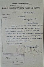 FASCIO DI COMBATTIMENTO NOVE