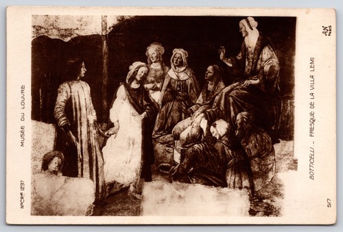 Cartolina epoca botticelli - cartolina, d'epoca