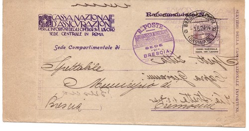 Semistatali lettera 1924 - semistatali,