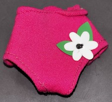 Barbie Standard 1967 bambola gamba dritta 1190 Mattel con costume da bagno rosa fiore bianco