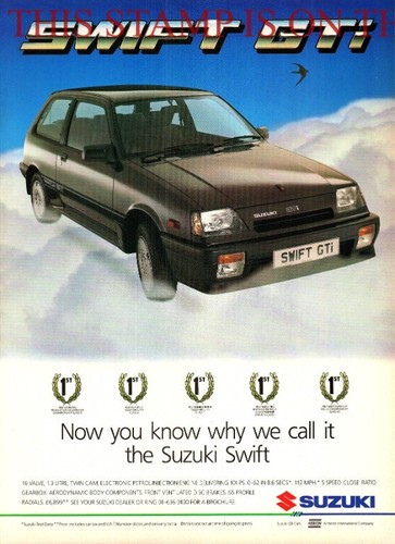Suzuki swift gti motor - swift, 'gti'