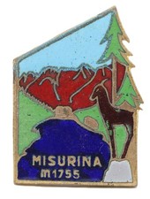 distintivo smaltato misurina