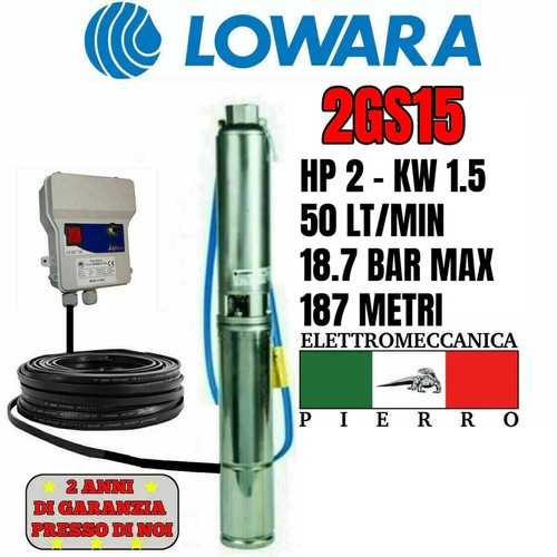 Pompa sommersa pozzi lowara - pompa,