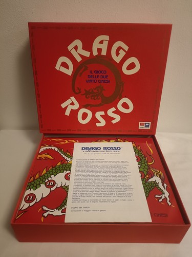 Drago rosso gioco società - rosso,