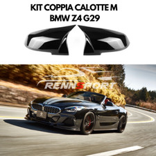 KIT COPPIA CALOTTE SPECCHIETTI NERO LUCIDO PER BMW Z4 G29 MSPORT M STYLE