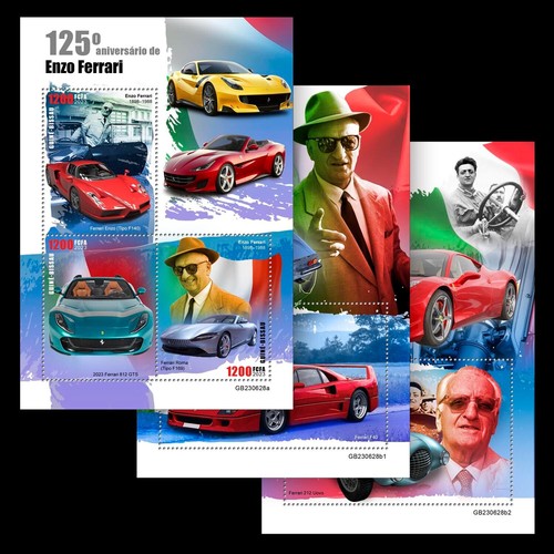 Francobolli enzo ferrari - enzo, 125°