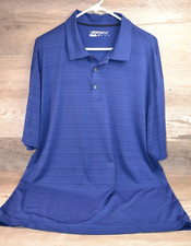 Polo Nike uomo XL TG/EG blu manica corta golf casual colletto dri fit