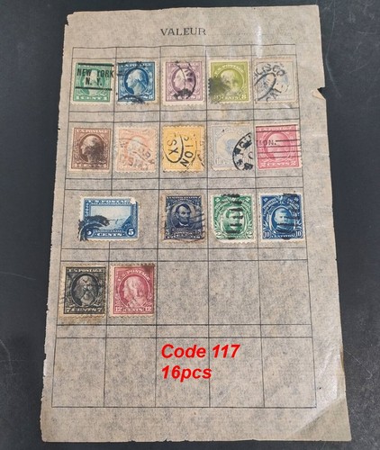 Pezzi francobollo americano - 16,