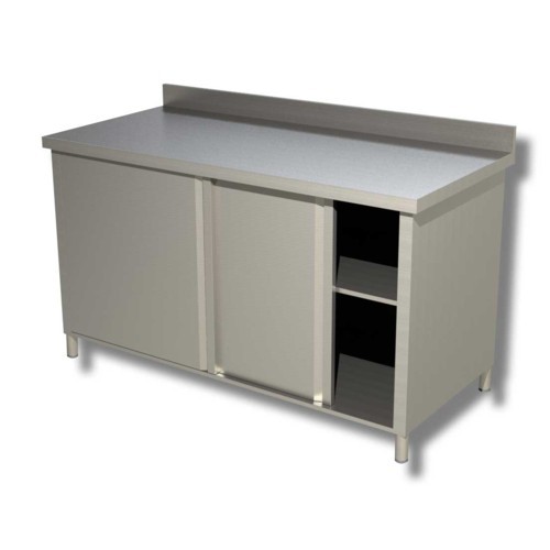 Tavolo 100x70x85 acciaio inox