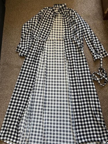 Maxi abito donna nero bianco - maxi,