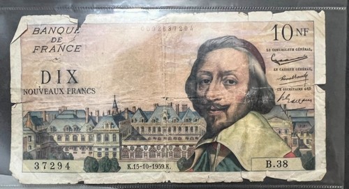 Lotto banconote francesi - lotto,