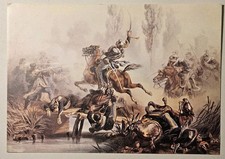 CARTOLINA MILITARE - 4° REGGIMENTO CAVALLERIA GENOVA TENENTE GATTINARA 