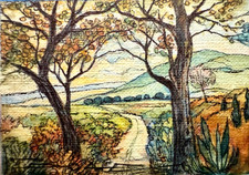 Penna e acquerello ORIGINALE