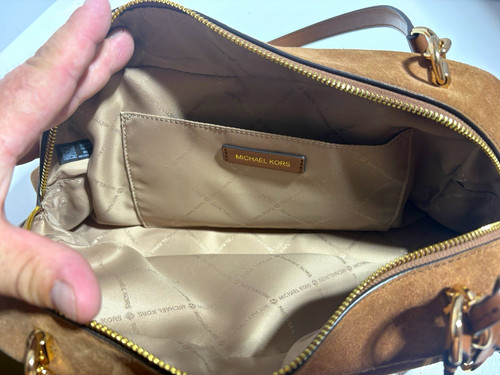 Borsa tracolla media - a, marrone
