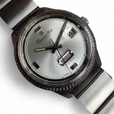 Rare Ricoh Dynamic Wide 21J Automatic Vintage Watch 