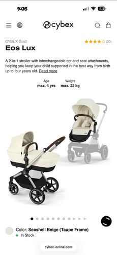 New sealed box cybex - in,