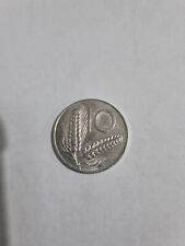 Moneta rara Da 10 Lire Del 1977 Repubblica Italiana  con retro capovolto