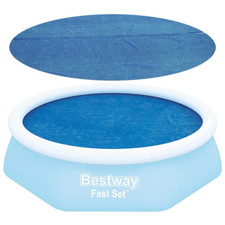 Bestway TELO COPERTURA COPRI PISCINA SOLARE TERMICO RISCALDAMENTO ACQUA 244 cm