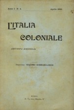 ITALIA (L') coloniale. Rivista