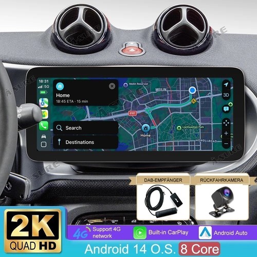 Autoradio carplay 64g - 12.3",