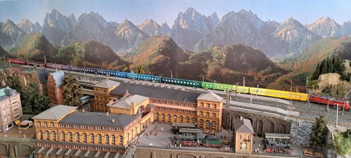 Roco treno completo dc - completo, h0,